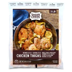 Sager Creek Farms Boneless Skinless Chicken Thighs