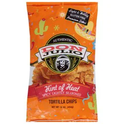 Don Julio Hint of Heat Spicy Lightly Seasoned Tortilla Chips 16 oz