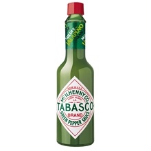 slide 1 of 1, Sauce Tabasco Green Jalapeno 12-2Z, 24 oz