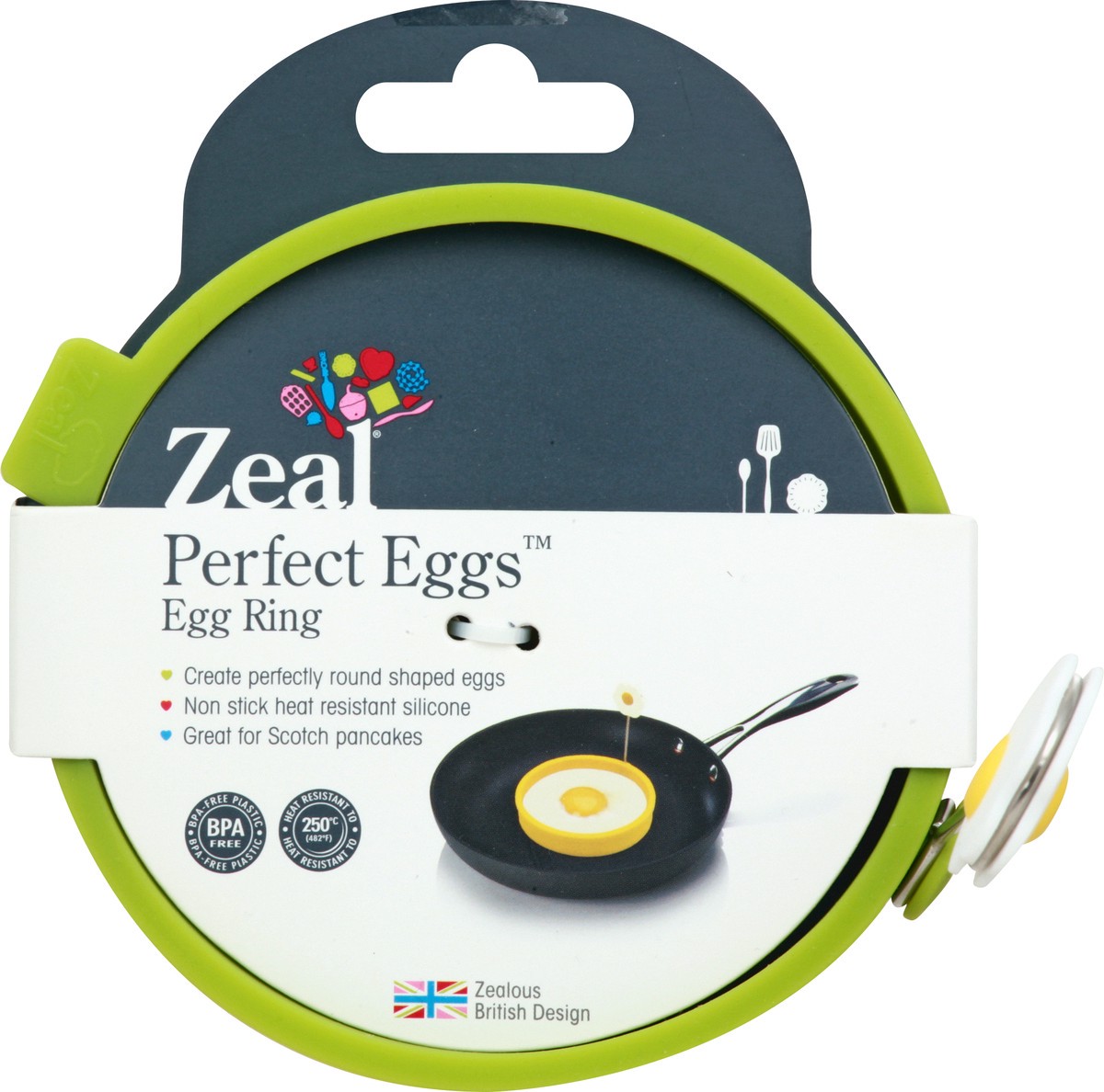 slide 1 of 9, Zeal Perfect Eggs Egg Ring 1 ea, 1 ct