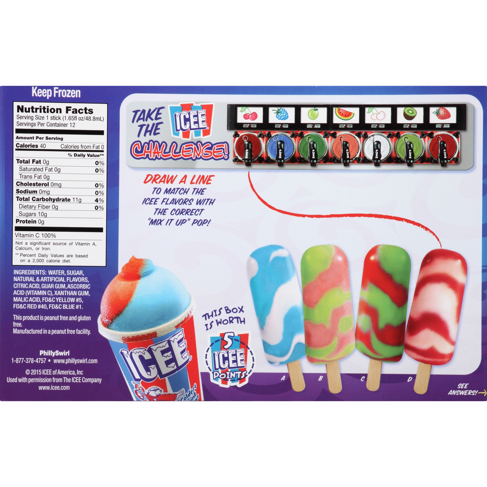 Phillyswirl Icee Mix It Up Assorted Flavors 12 Ct 165 Fl Oz Shipt 8655