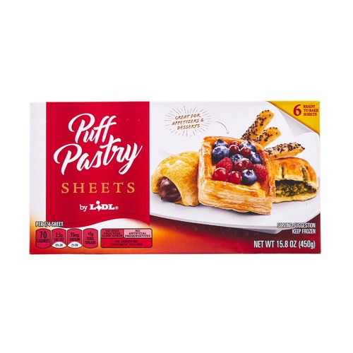 slide 1 of 1, frozen puff pastry sheets, 15.8 oz