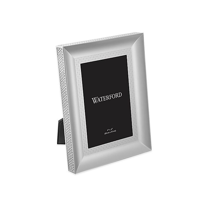 slide 1 of 1, Waterford Lismore Diamond Picture Frame - Silver, 4 in x 6 in