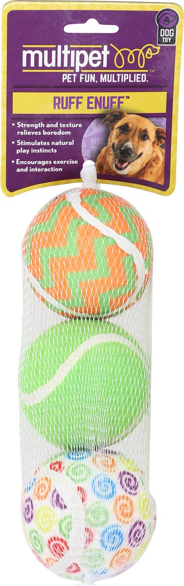 slide 6 of 10, MultiPet Toy Dog Tennis Ball 1.000 Ea, 2.5 in
