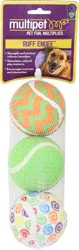 MultiPet Ruff Enuff 2.5 Inch Tennis Balls Dog Toy 1 ea