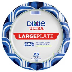 Dixie Ultra Extra Space Plates Large 25 ea
