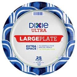 Dixie Ultra Extra Space Plates Large 25 ea