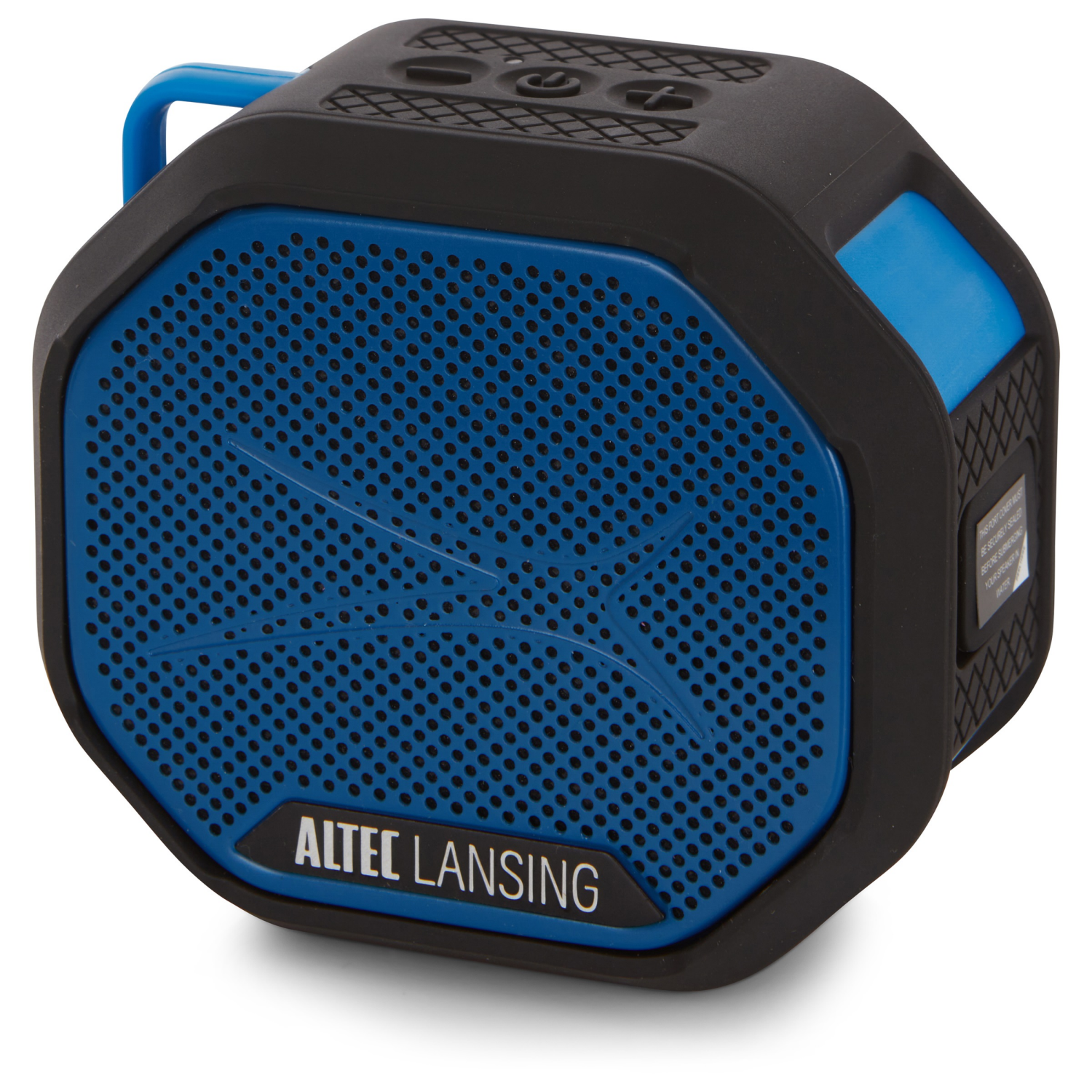 slide 4 of 8, Altec Lansing HydrTek Wireless Speaker - Black With Royal Blue, 1 ct