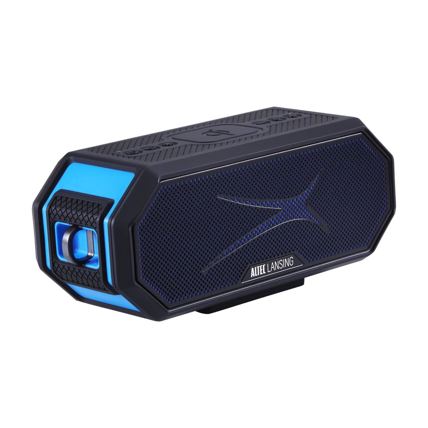 slide 3 of 7, Altec Lansing HydrBlast 2.0 Wireless Speaker - Black With Royal Blue, 1 ct