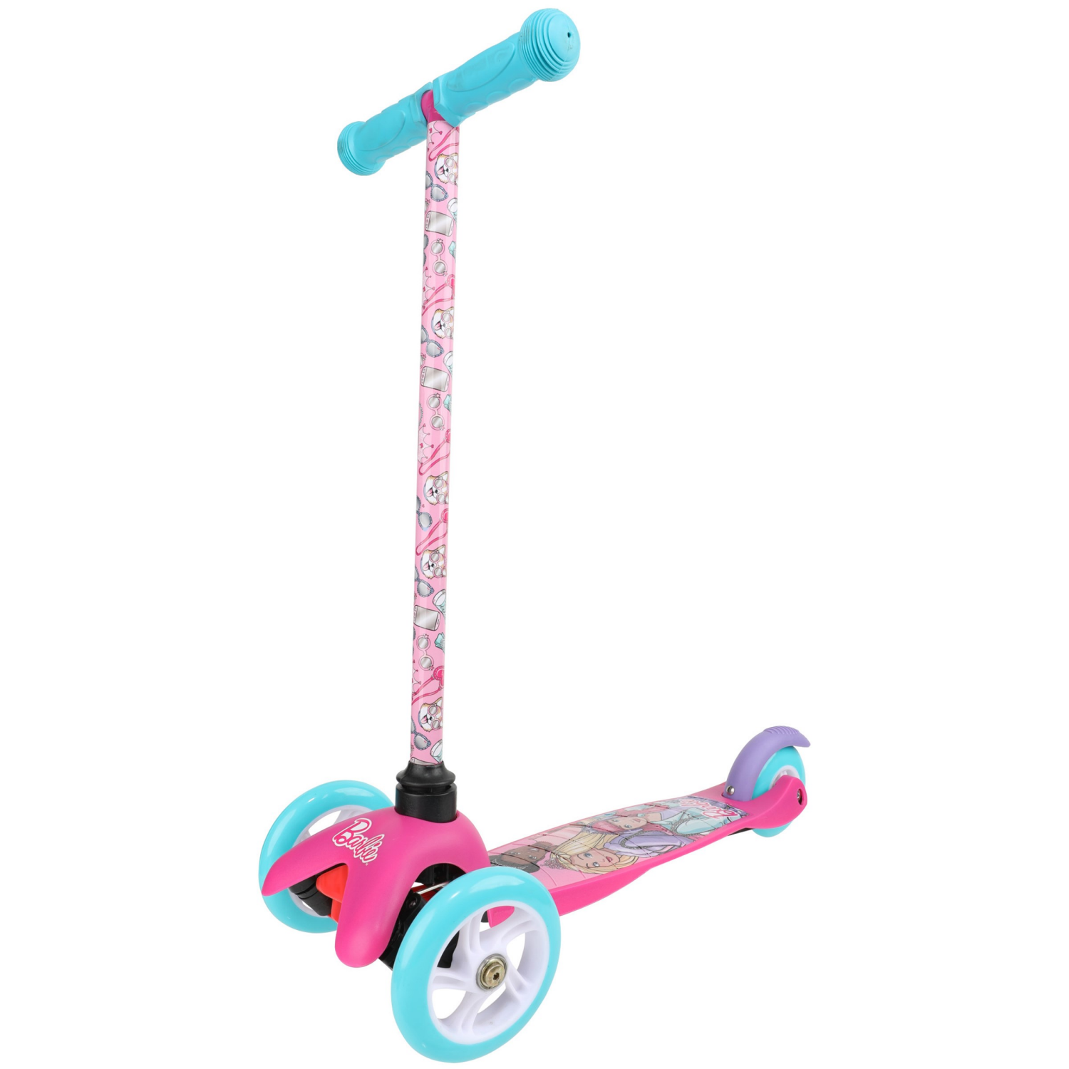 slide 1 of 8, Barbie Tilt N Turn Scooter, 1 ct
