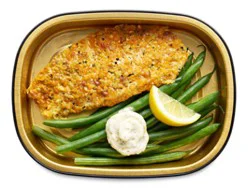 Ready Meals Breaded Fish With Green Beans Cold - Each