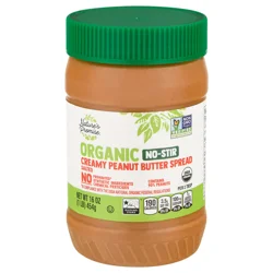 Nature's Promise Organic Salted Creamy No Stir Peanut Butter Spread