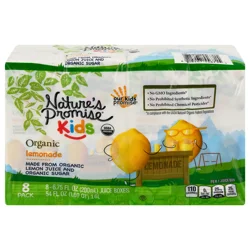 Nature's Promise Kids Organic Lemonade - 8 pk
