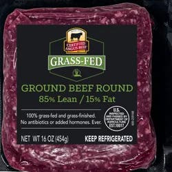 CAB Grass Fed Beef 85/15 Ground Round 16 oz