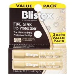 Blistex Five Star Lip Protection Value Pack SPF 30