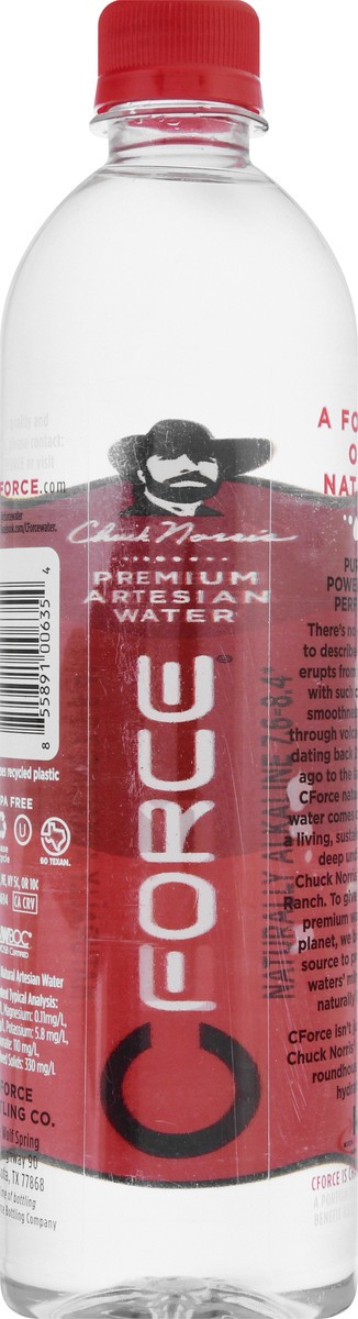 slide 2 of 9, CForce Natural Alkaline Water - 700 ml, 23.7 oz