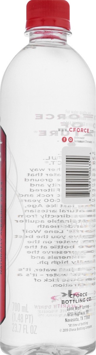 slide 8 of 9, CForce Natural Alkaline Water - 700 ml, 23.7 oz
