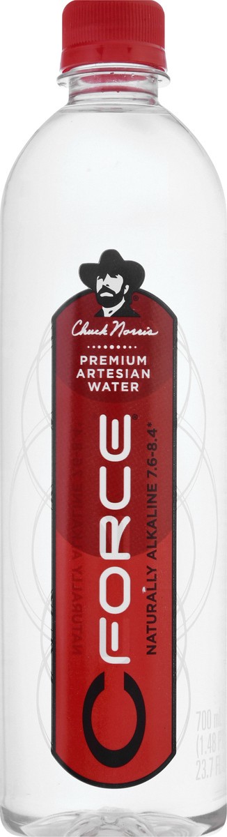 slide 1 of 9, CForce Natural Alkaline Water - 700 ml, 23.7 oz