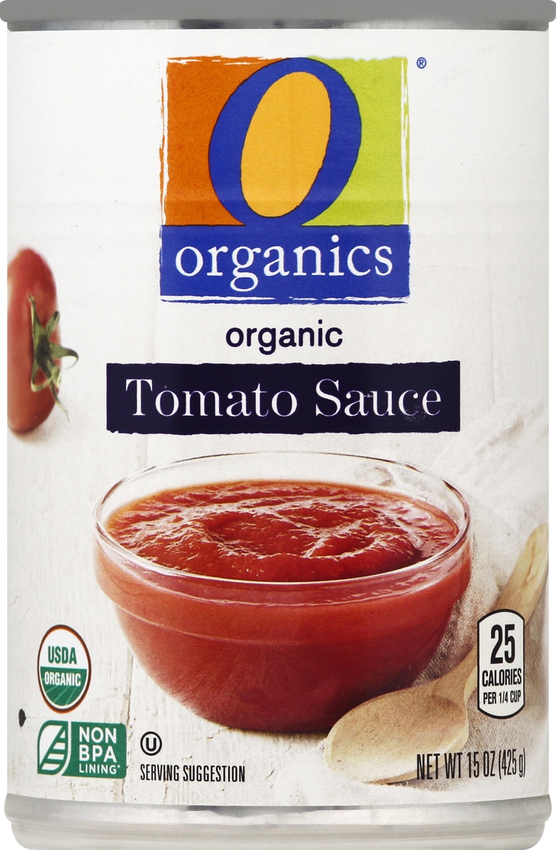 slide 2 of 2, O Organics Organic Tomato Sauce, 