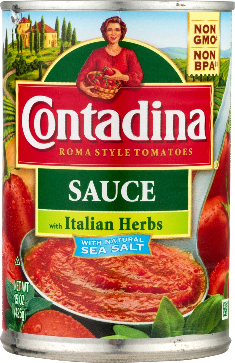 slide 8 of 12, Contadina with Italian Herbs Sauce with Italian Herbs 15 oz, 15 oz