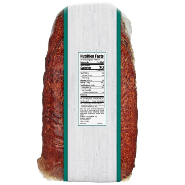 slide 4 of 5, Eckrich Virginia Smoked Ham, Sliced, per lb