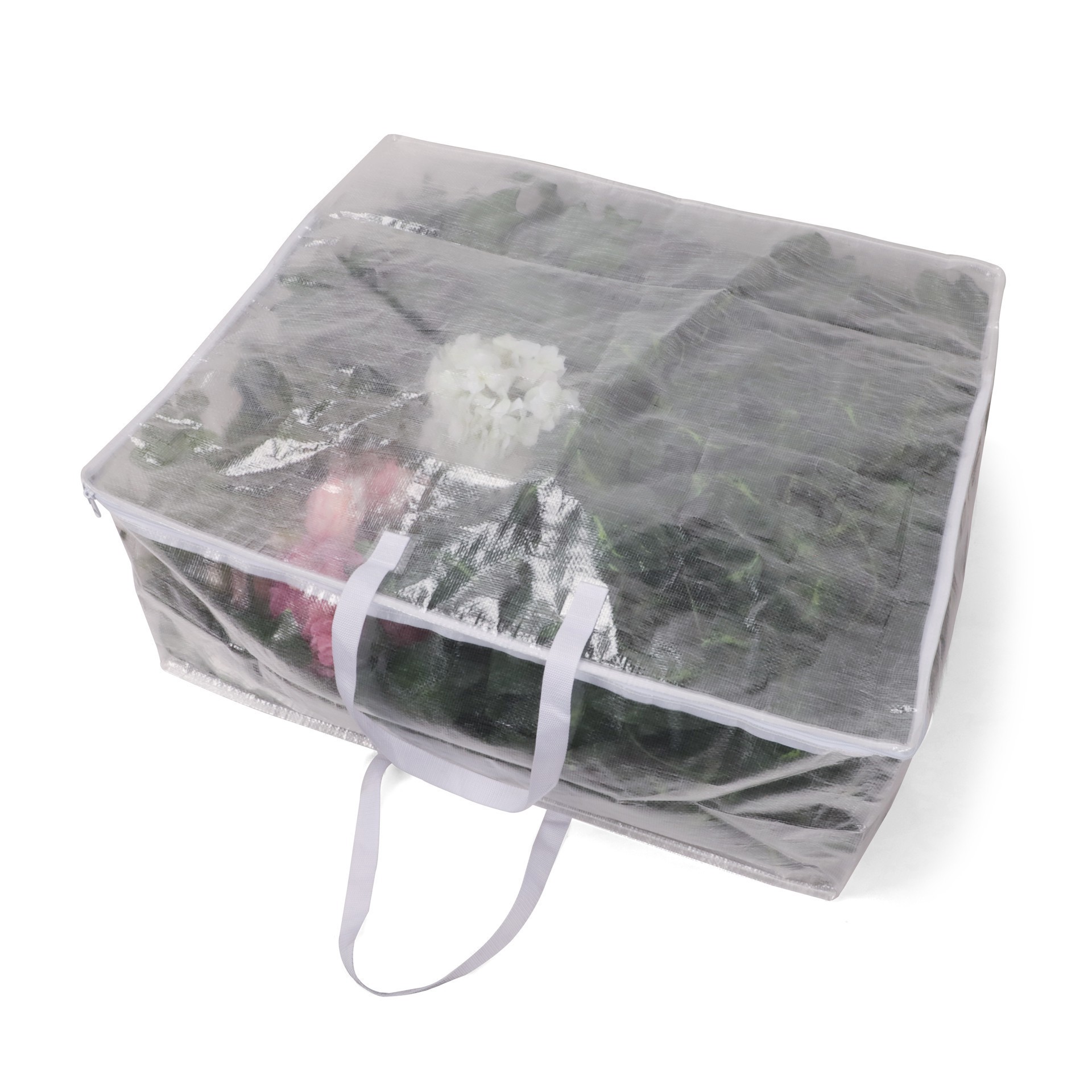 slide 3 of 8, 12" X 30" X 26" White Soft Storage Bag By Simply Tidy, 12 in x 30 in