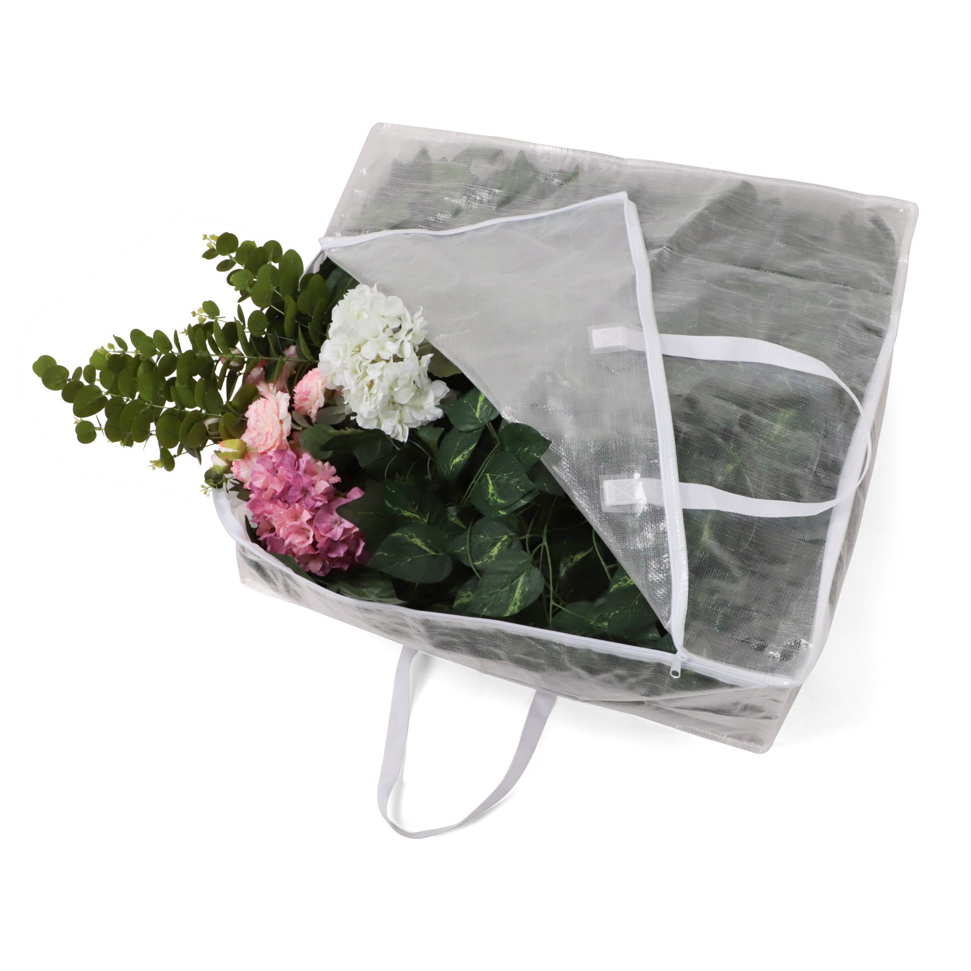 slide 2 of 8, 12" X 30" X 26" White Soft Storage Bag By Simply Tidy, 12 in x 30 in
