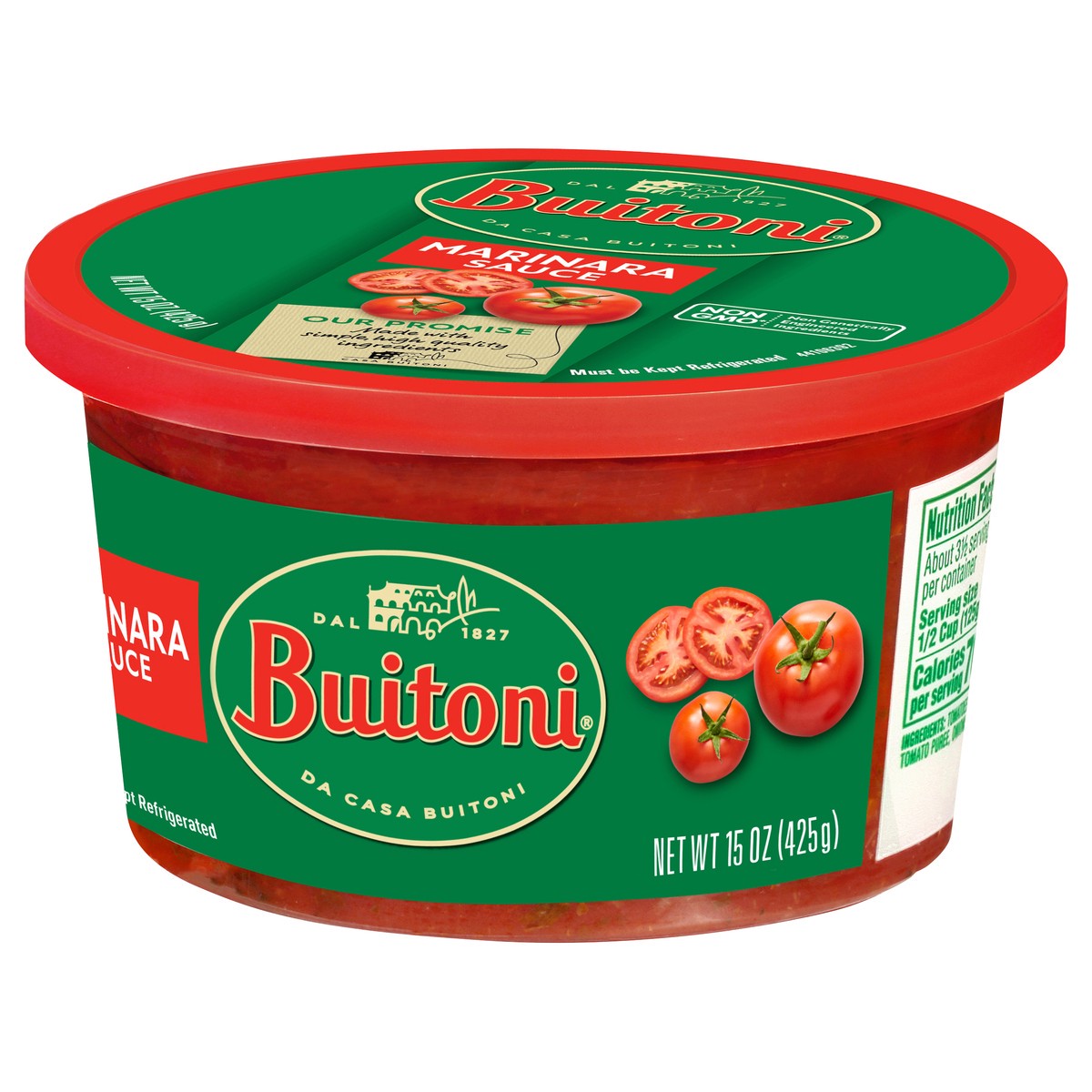 slide 5 of 9, Buitoni Marinara Sauce, Refrigerated Pasta Sauce, 15 oz