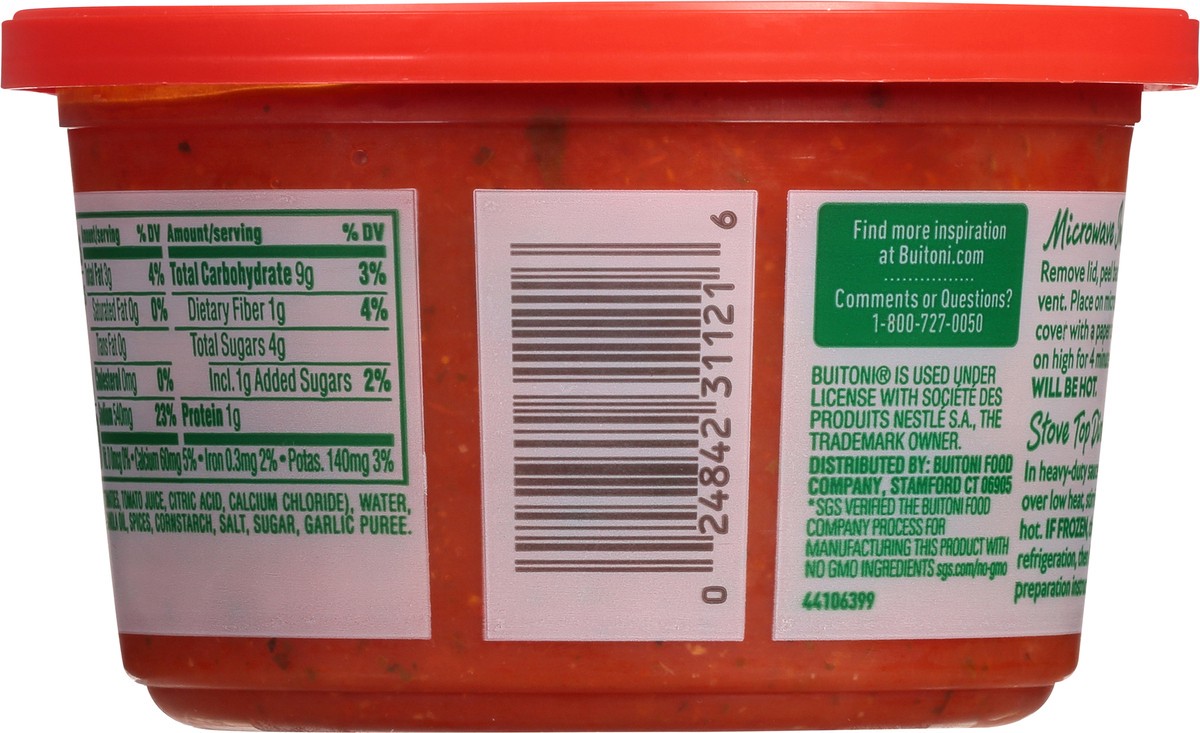 slide 6 of 9, Buitoni Marinara Sauce, Refrigerated Pasta Sauce, 15 oz