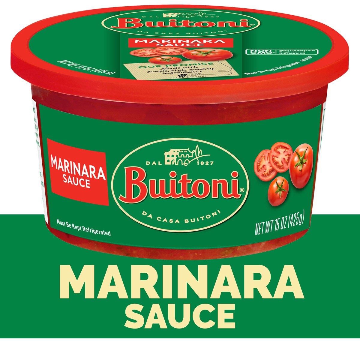 slide 1 of 9, Buitoni Marinara Sauce, Refrigerated Pasta Sauce, 15 oz