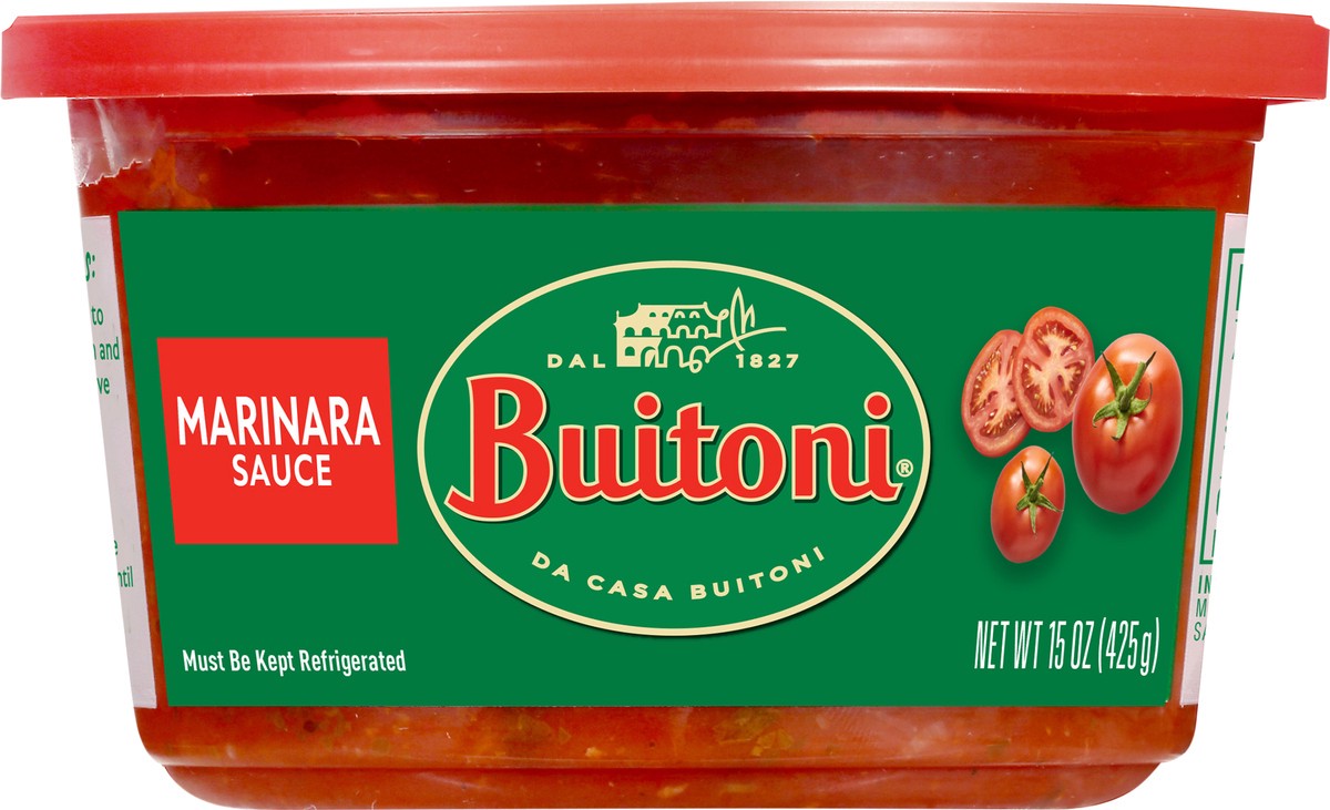 slide 8 of 9, Buitoni Marinara Sauce, Refrigerated Pasta Sauce, 15 oz