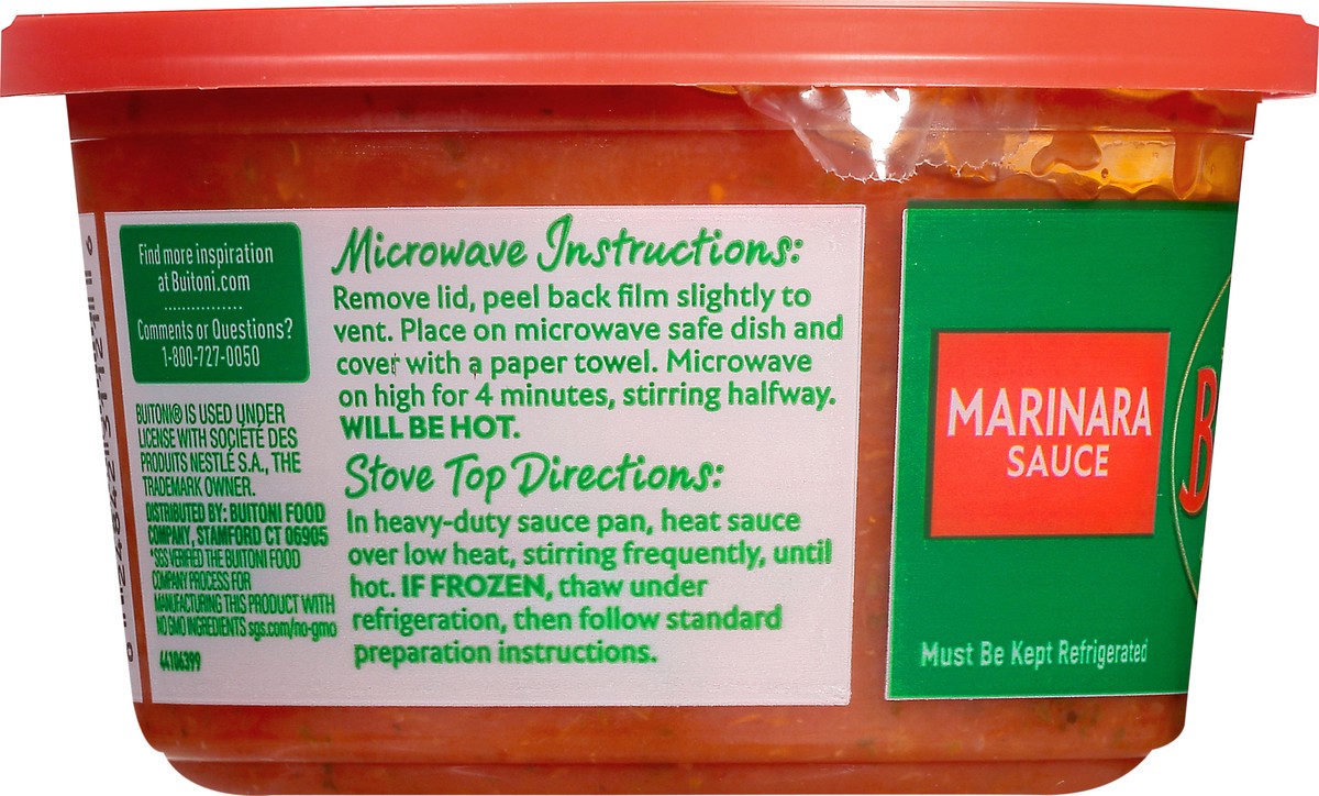 slide 2 of 9, Buitoni Marinara Sauce, Refrigerated Pasta Sauce, 15 oz