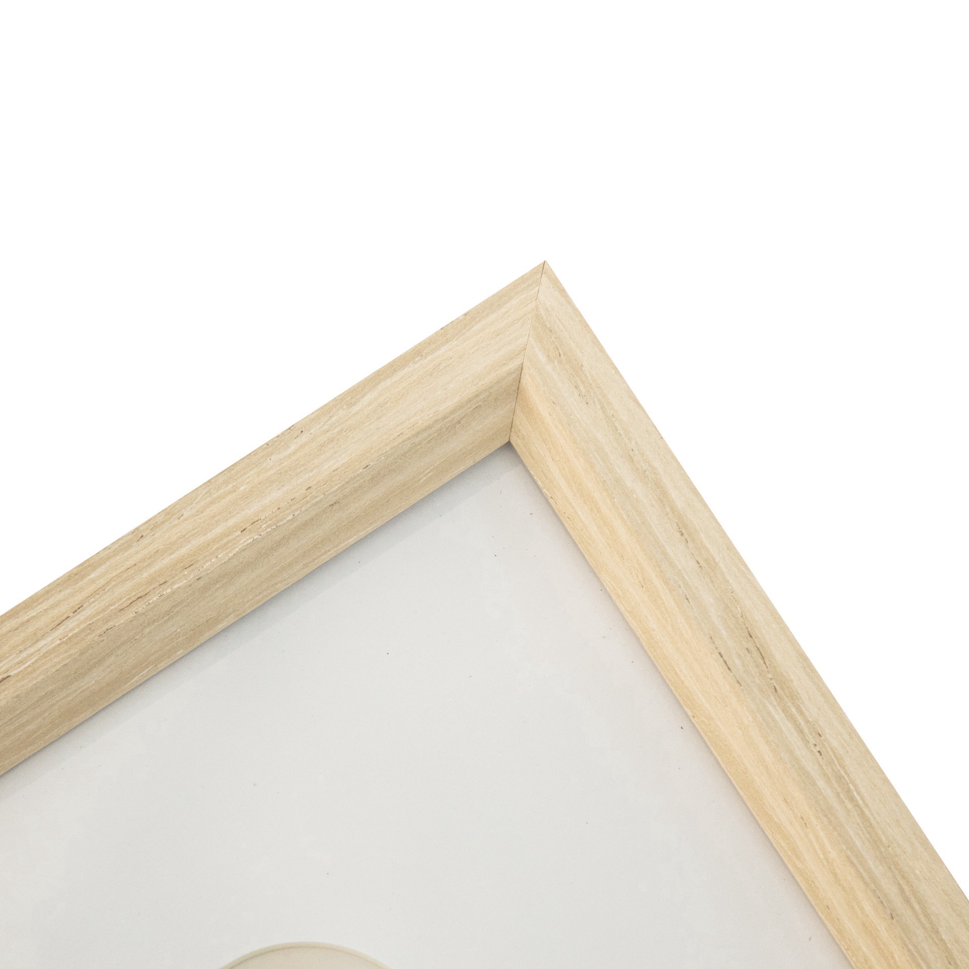 slide 3 of 5, Neutral Basic Light Beige Frame With Mat By Studio Decor, 8 in x 10 in mat
