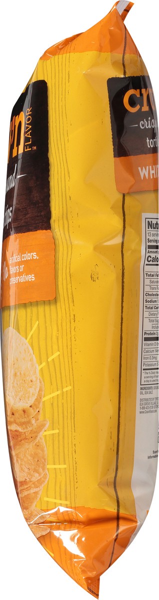 slide 15 of 17, Crav'n Flavor Tortilla Chips, White Corn, Crispy Round 13 Oz, 13 oz