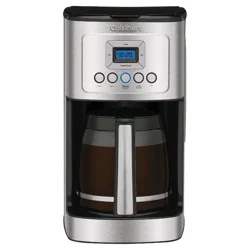 Cuisinart 14-Cup Programmable Coffeemaker - Stainless Steel - DCC-3200P1: Drip Coffee Maker, Automatic Shut-Off, LCD Display