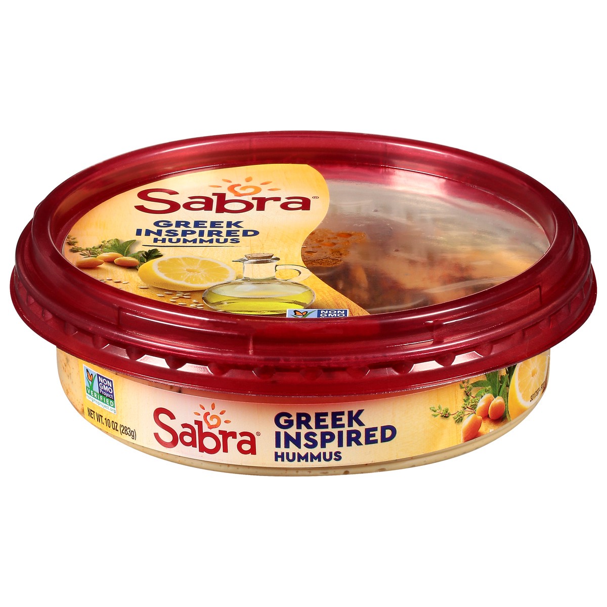 slide 1 of 13, Sabra Greek Inspired Hummus 10 oz, 10 oz