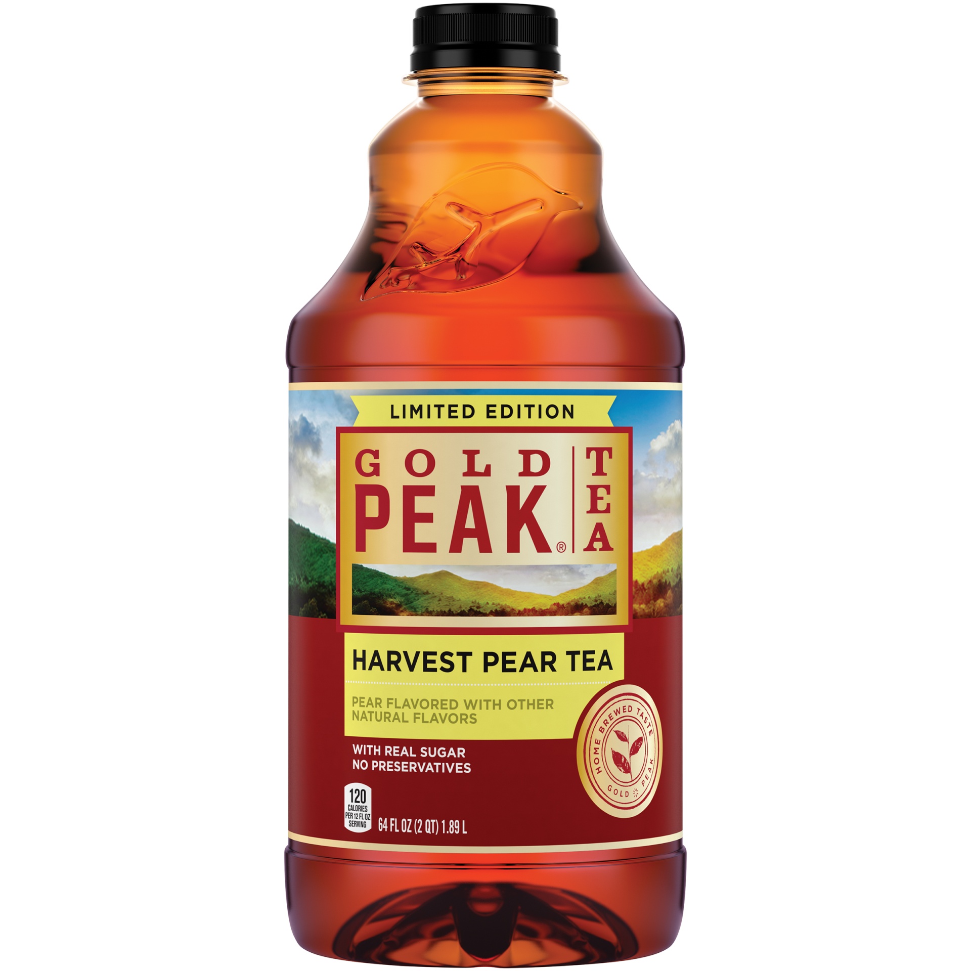 slide 1 of 1, Gold Peak Limited Edition Harvest Pear Tea Plastic Bottle - 64 fl oz, 64 fl oz