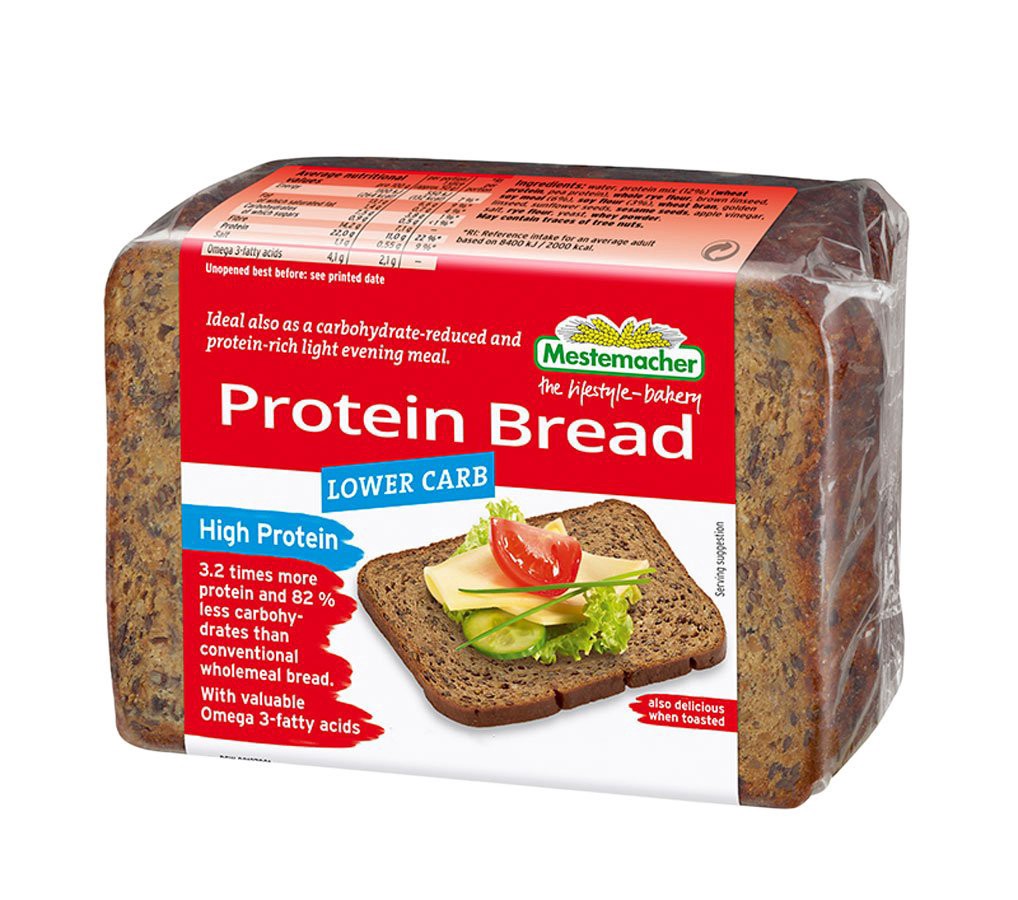 slide 1 of 10, Mestemacher Protein Bread, 8.8 oz