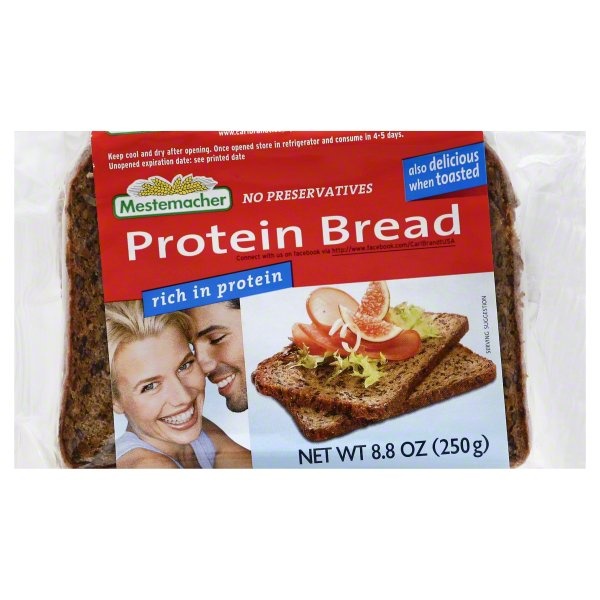 slide 1 of 1, Mestemacher Protein Bread, 8.8 oz