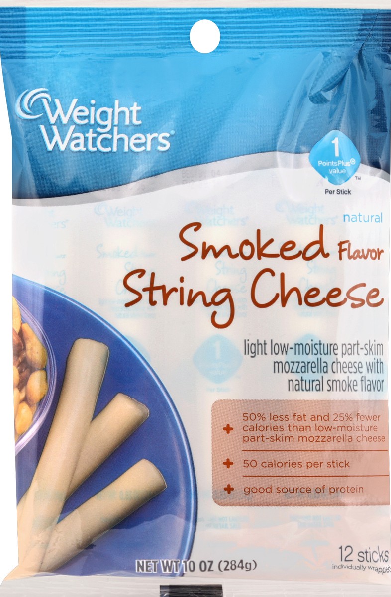 slide 5 of 6, Weight Watchers Smoked String Cheese, 10 oz