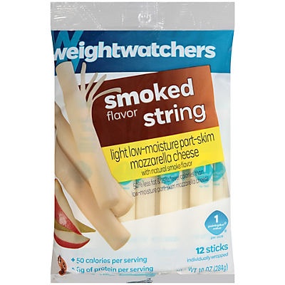 slide 1 of 6, Weight Watchers Smoked String Cheese, 10 oz