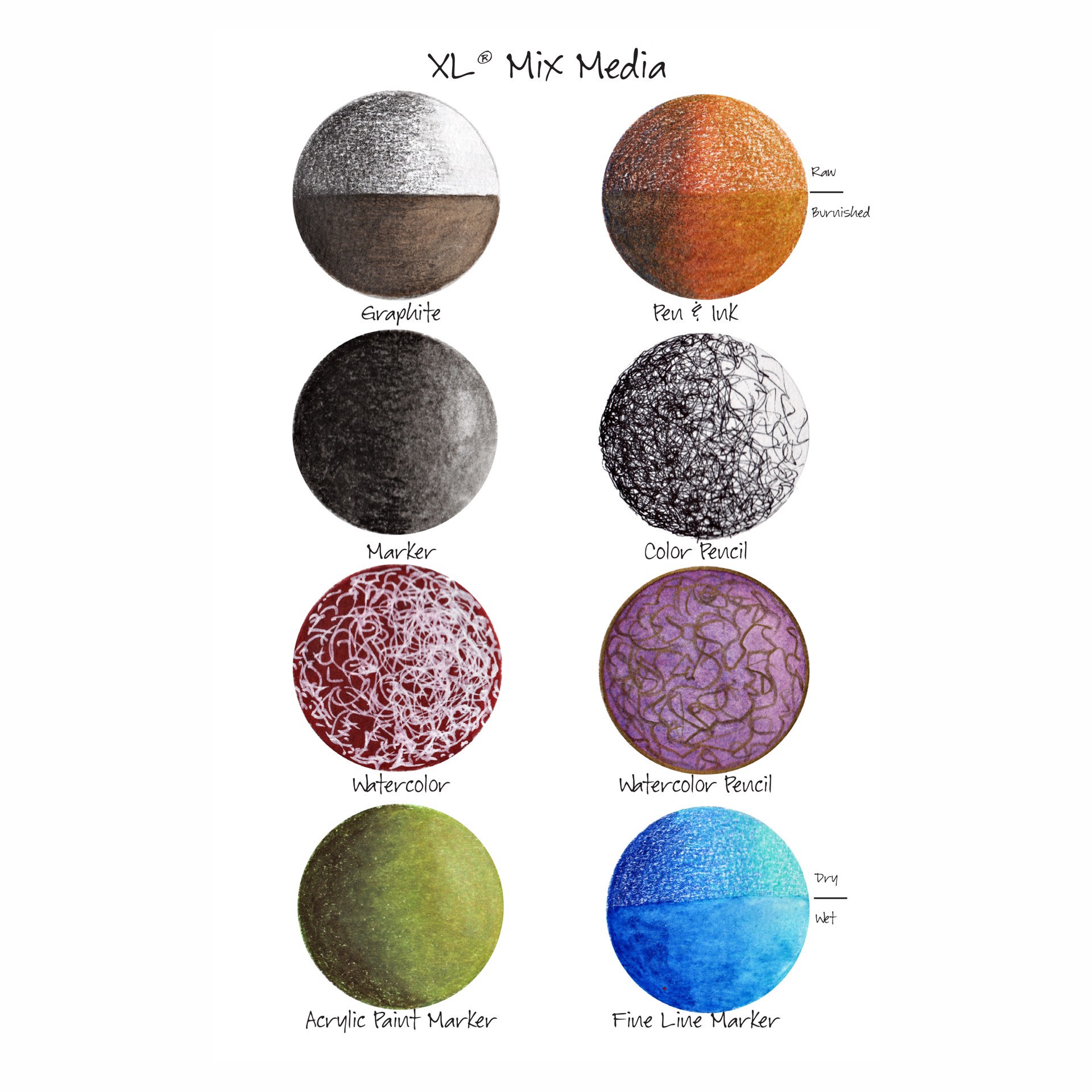 slide 4 of 4, Canson Xl Rough Mix Media Pad, 7 in x 10 in