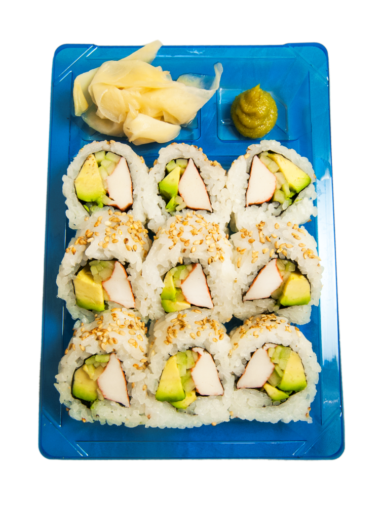 slide 2 of 2, Crab Stick Cucumber And Avocado Sushi, 6.53 oz