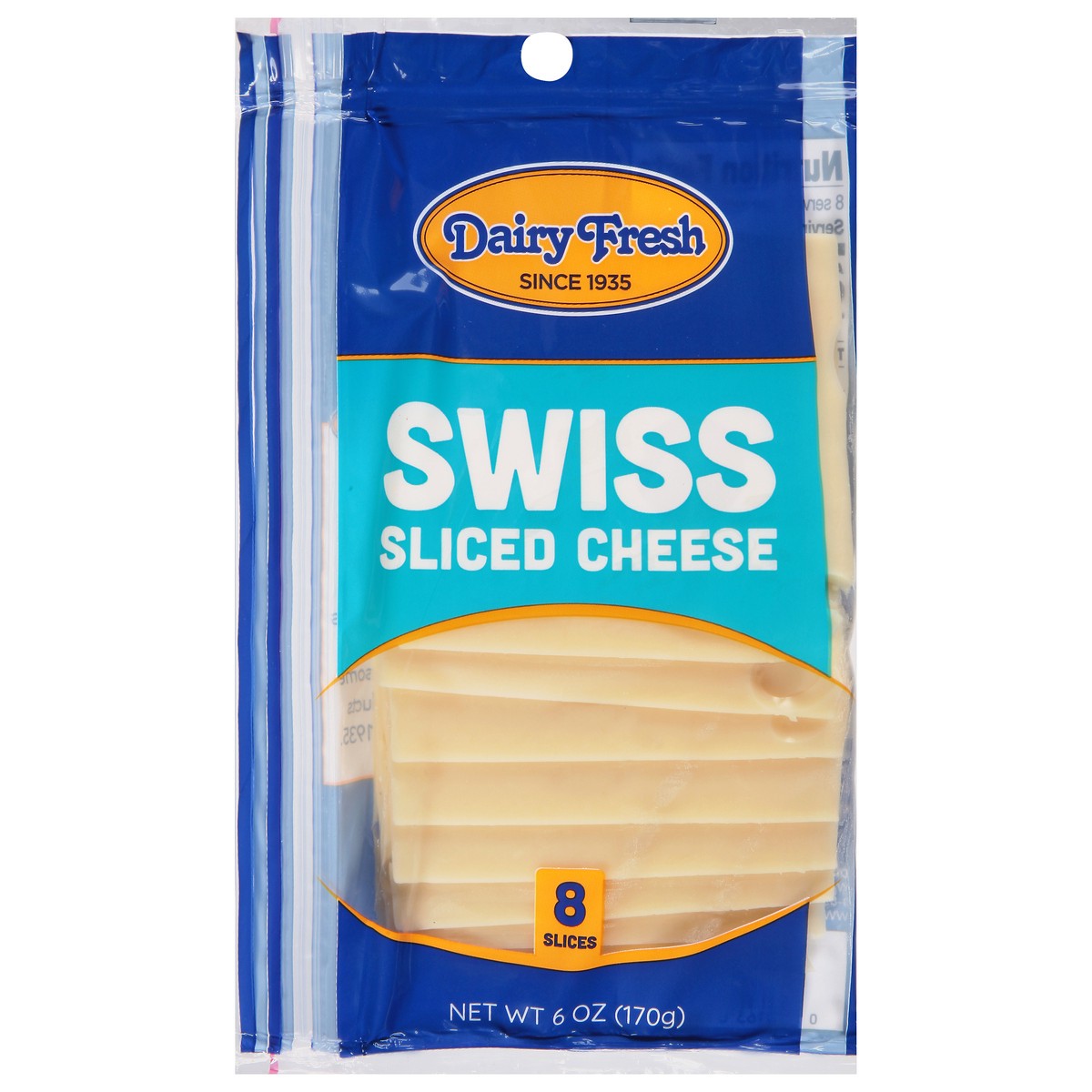 slide 1 of 9, Dairy Fresh Cheese Swiss, 6 oz