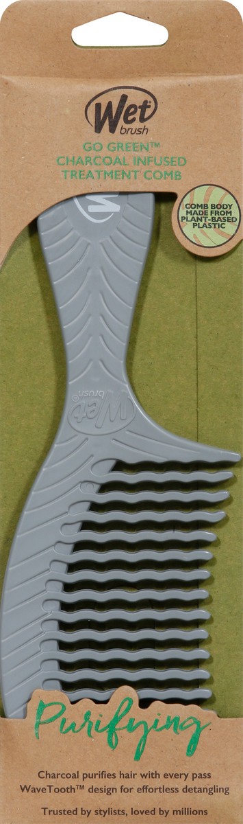 slide 8 of 9, Wet Brush Go Green Treatment Comb-charcoal - EA, 1 ct