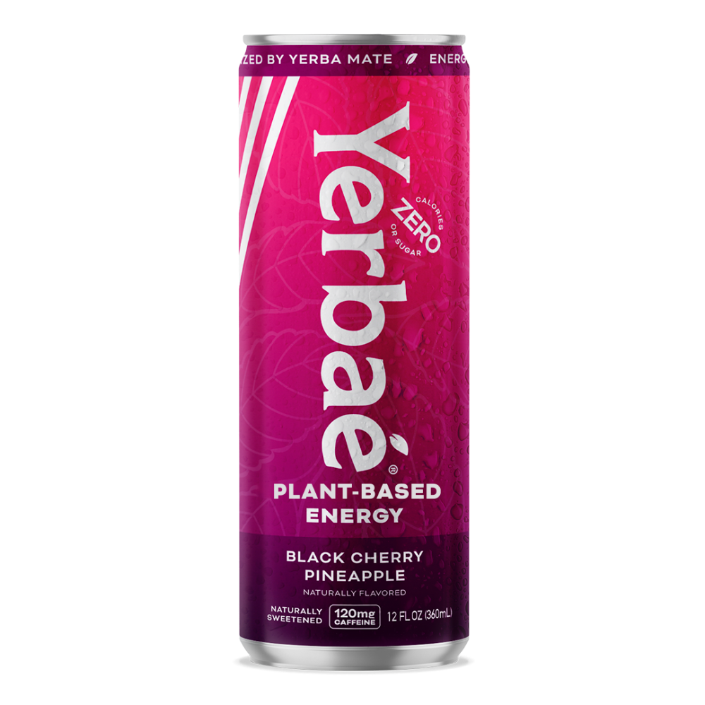 slide 1 of 1, Yerbae® Zero Sugar Cherry Pineapple Plant Based Energy Drink Can, 12 fl oz