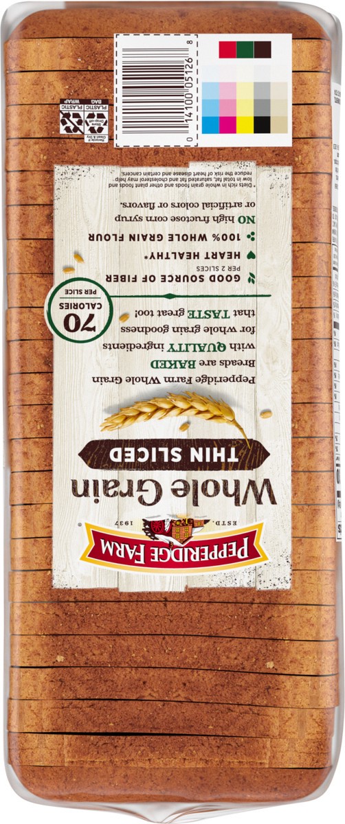 slide 3 of 7, Pepperidge Farm Whole Grain Oatmeal Thin Sliced Bread, 22 oz