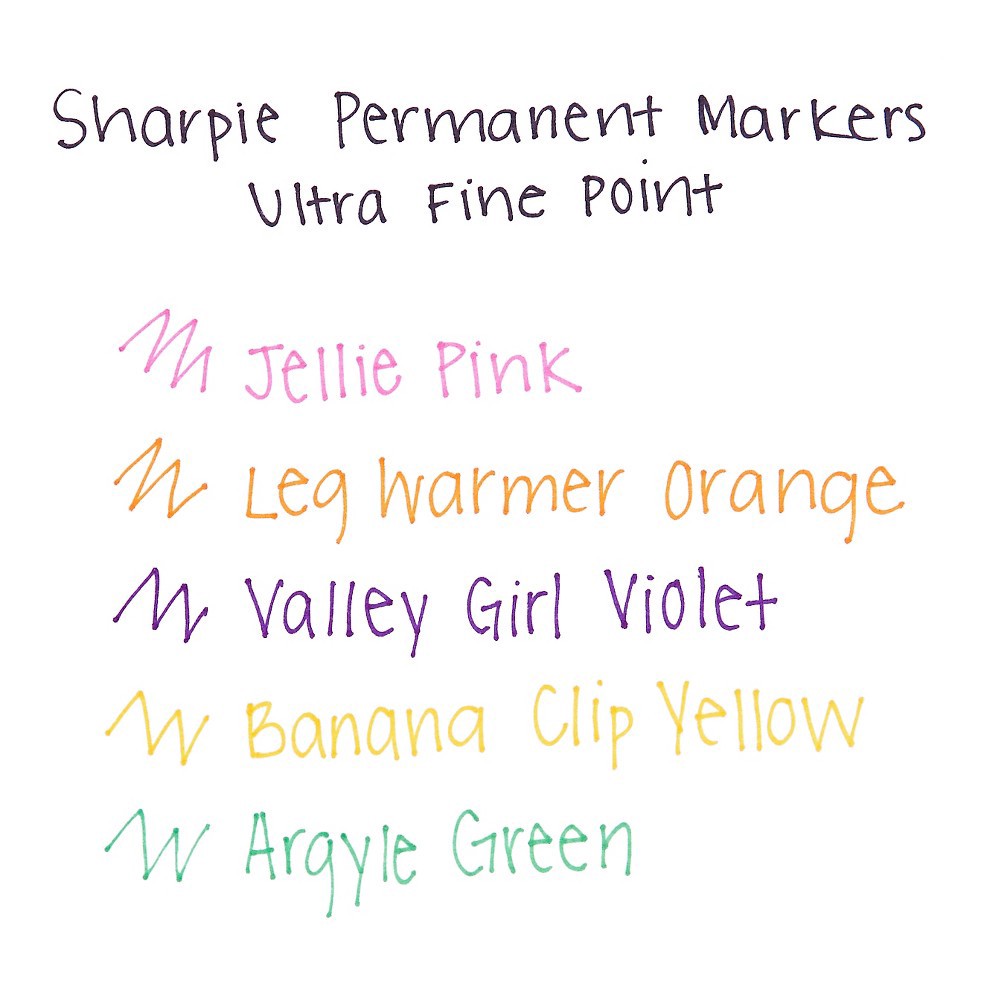 slide 4 of 5, Sharpie 25pk Permanent Markers Ultra Fine Tip Multicolored, 25 ct