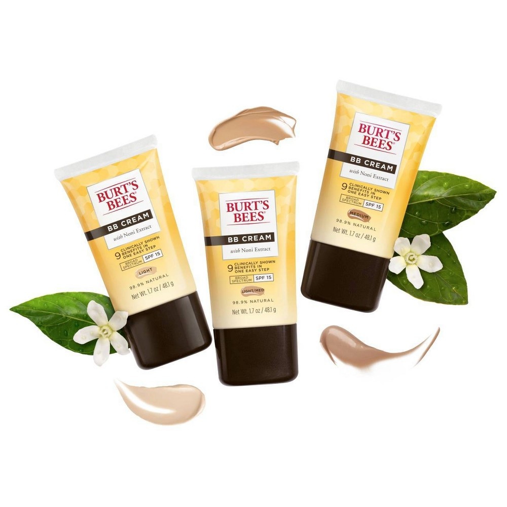 slide 8 of 8, Burt's Bees BB Cream with SPF 15 - Light-Medium, 1.7 oz