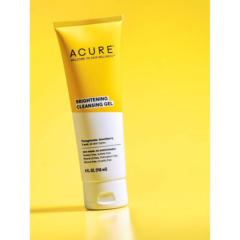 slide 2 of 4, Acure Brightening Cleansing Gel - Citrus - 4 fl oz, 4 fl oz